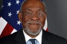 Lawyer Calls out Ambassador Carson of USIP for Harassing Nigerian in ‘Free Leah Sharibu T-shirt’