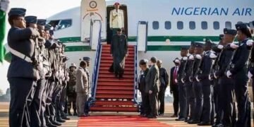 Buhari Arrives Washington DC for U.S.-Africa Leaders Summit