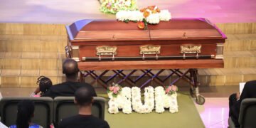 PHOTOS | Slain Female Lawyer, Bolanle Raheem, Buried in Lagos