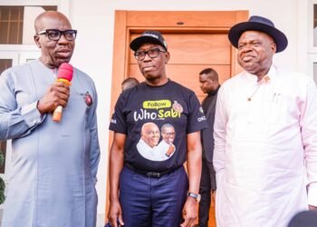 PDP Governors Obaseki, Diri, Okowa Strategise on Presidential Election Victory