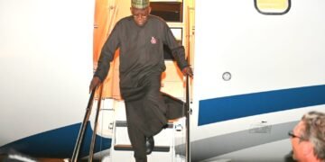 PHOTOS | Tinubu Returns to Abuja after Saudi Trip