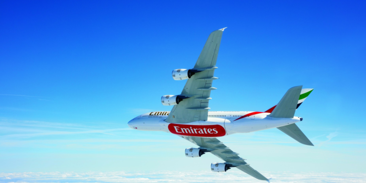 *Emirates airplane