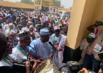 PHOTOS | Atiku Inaugurates Islamic School in Kano, Sets for Mega Rally
