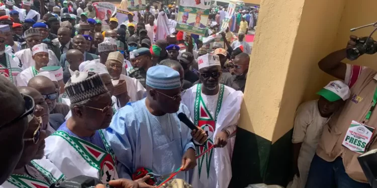*Atiku Abubakar...at te commissioning of the Arabic School