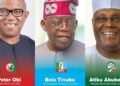 2023 Presidency: New Poll predicts Tinubu’s Victory, Obi 2nd, Atiku 3rd