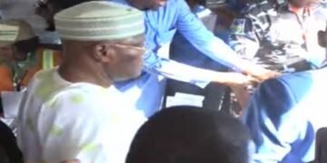 Nigeria Decides 2023: Atiku Votes in Adamawa