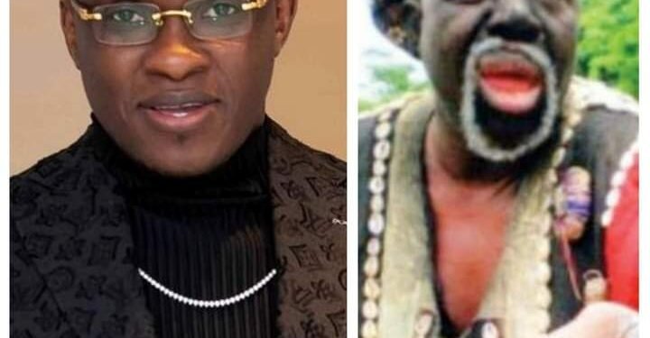 *Pastor Tobi Adegboyega (l) and actor Ojo Arowosafe (r)