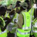 •File photo: Corps members carrying out election duties.