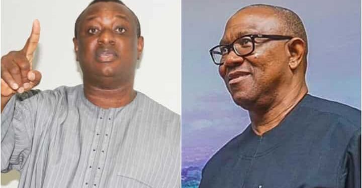 •L-R: Barr. Festus Keyamo and Mr. Peter Obi