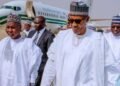 Buhari arrives Katsina ahead of Saturday’s Presidential Election
