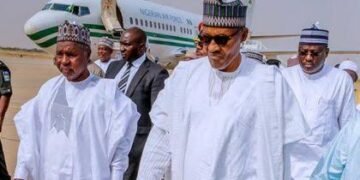 Buhari arrives Katsina ahead of Saturday’s Presidential Election