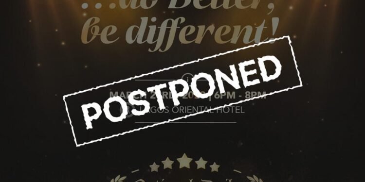 *Award postponed