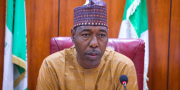 Zulum Visits Families of 30 Fishermen Killed by Terrorists in Borno