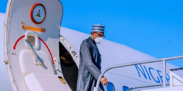 Buhari arrives Maiduguri to Inaugurate Power, other Projects