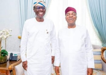 Photostory: Sanwo-Olu Meets Bishop Oyedepo