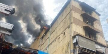 Again, Fire Guts Parts of Balogun Market in Lagos