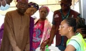 Tinubu Votes in Lagos Amid Heavy Security