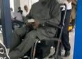 CJN Ariwoola disguises on wheelchair in London hotel for secret meeting with Bola Tinubu