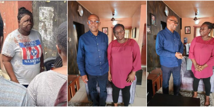 *Mr. Peter Obi (l) and Jennifer Efedi (r)