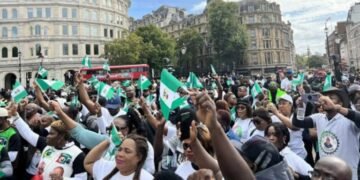 Obi Supporters Protest Nigeria’s Presidential Election Result in U.S.