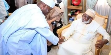 Atiku Meets IBB, Abdulsalami Abubakar in Minna