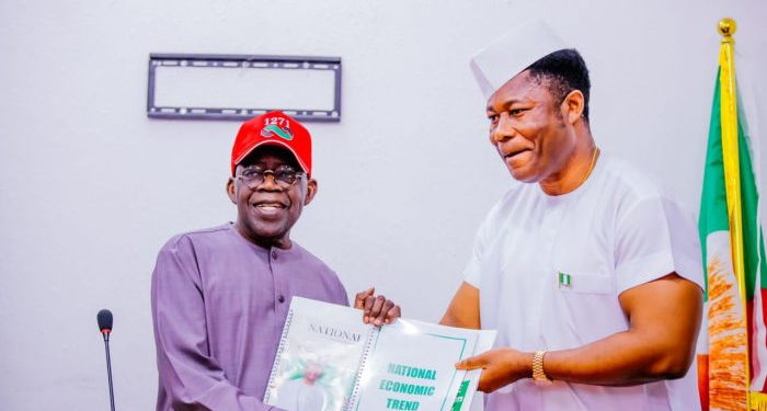 •Bola Tinubu (l) and Tein Jack-Rich (r).