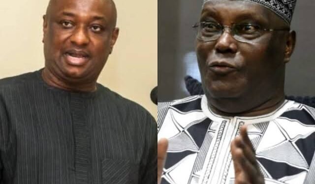 *Atiku Abubakar (r) and Festus Keyamo (l)