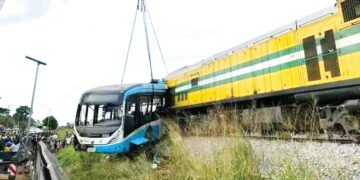 Train accident: LASG reveals why crashed bus was overloaded
