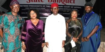 Delta: Okowa Lauds Justices Oghene, Elumeze for Contributing to Judiciary Devt | METROWATCH