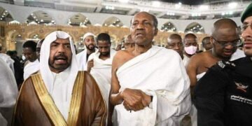 PHOTOS: Buhari At Lesser Hajj In Saudi Arabia