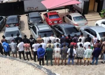 PHOTOS: EFCC Arrests 44 Suspected Internet Fraudsters In Ibadan | METROWATCH