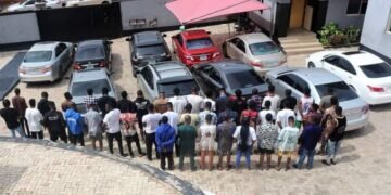 PHOTOS: EFCC Arrests 44 Suspected Internet Fraudsters In Ibadan | METROWATCH