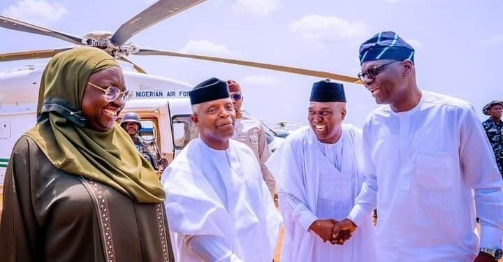 *VP Yemi Osinbajo and other dignitaries in Abeokuta, Ogun State