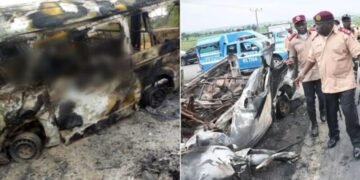 2 Children, 5 Other Passengers Burnt to Death in Lagos-Ibadan Highway Crash | METROWATCH