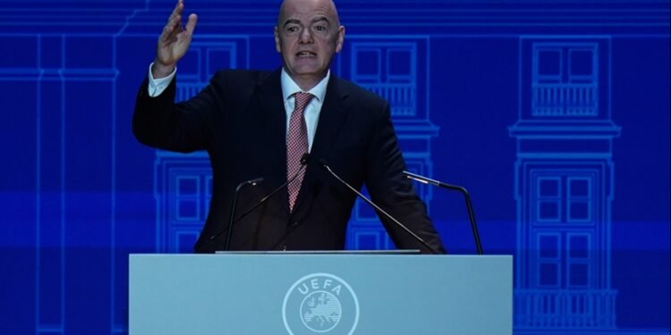 *FIFA President, Gianni Infantino