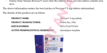 Edo Govt Warns Residents against Use of Norvasc 5mg Tablets | METROWATCH