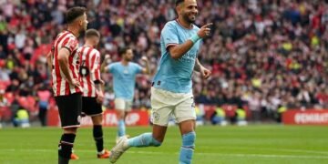 Fa Cup: Mahrez’s treble leads Man City into final | METROWATCH