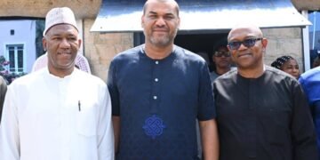 PHOTOS | Obi, Datti Pay Condolence Visit to Dokpesi’s Family | METROWATCH