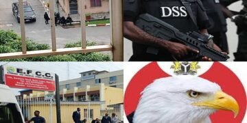 Fight over 15 Awolowo Rd | EFCC Laments Siege — while DSS says ‘this property is ours’ | METROWATCH