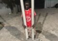 PHOTOS: Man Arrested for Vandalising Lagos Bridge Railings | METROWATCH