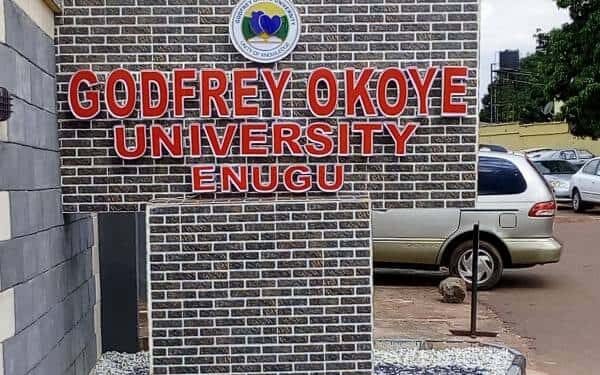 •Godfrey Okoye University, Enugu