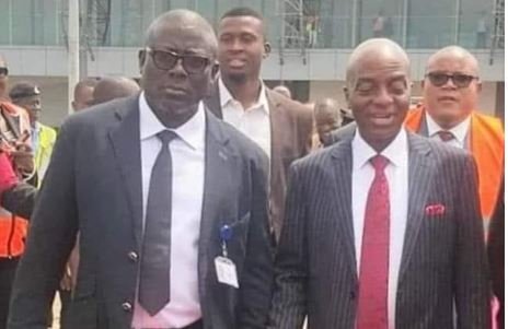 •L-R: Sheriff Oborevwori and David Oyedopo