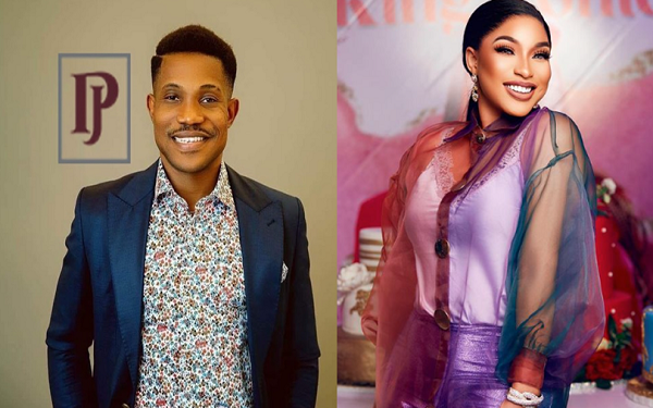 •Photo combination of Jerry Eze and Tonto Dike