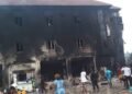 Just In: Fire Guts Hotel in Onitsha | METROWATCH