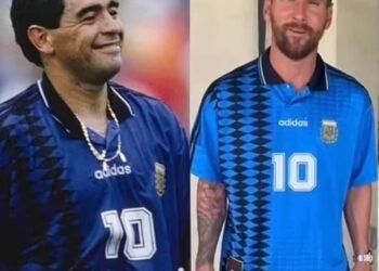 Messi Pays Tribute to Diego Maradona, Poses with Jersey from USA ’94 World Cup | METROWATCH