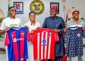 PHOTOS | Sanwo-Olu Meets Super Falcons’ Asisat Oshoala, Rasheedat Ajibade, Monday Gift | METROWATCH