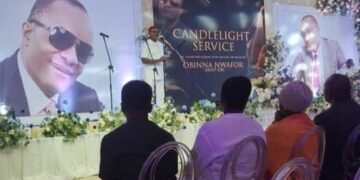 Charles Okafor, Emeka Rollas, Others Attend Saint Obi’s Candlelight Service | METROWATCH