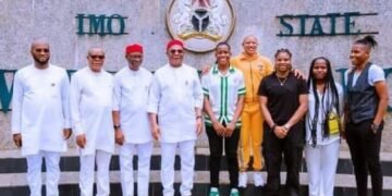Governor Hope Uzodimma Hosts Super Falcons Players | METROWATCH