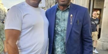 PHOTO | Edo Deputy Gov Meets Vandrezzer FC Boss, Udofia in London | METROWATCH