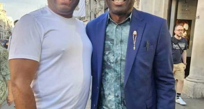 •R-L: Philip Shaibu with Joe Udofia